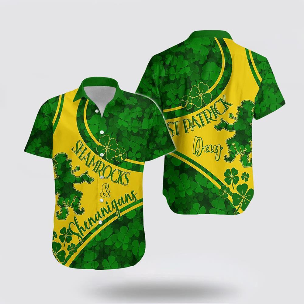 Saint Patrick Day Hawaiian Shirt Shamrocks And Shenanigans Gold Style St Patricks Day Shirts Shamrock Hawaiian Shirt 1 hdpn0f.jpg Saint Patrick Day Hawaiian Shirt Shamrocks And Shenanigans Gold Style St Patricks Day Shirts Shamrock Hawaiian Shirt 1 hdpn0f.jpg