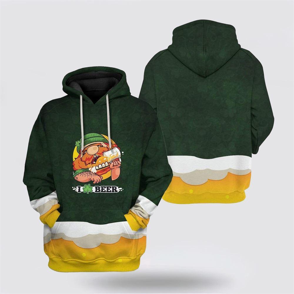 Saint Patrick s Day I Love Beer Custom Hoodie Apparel St Patricks Day Shirts 2 u0gpnx.jpg