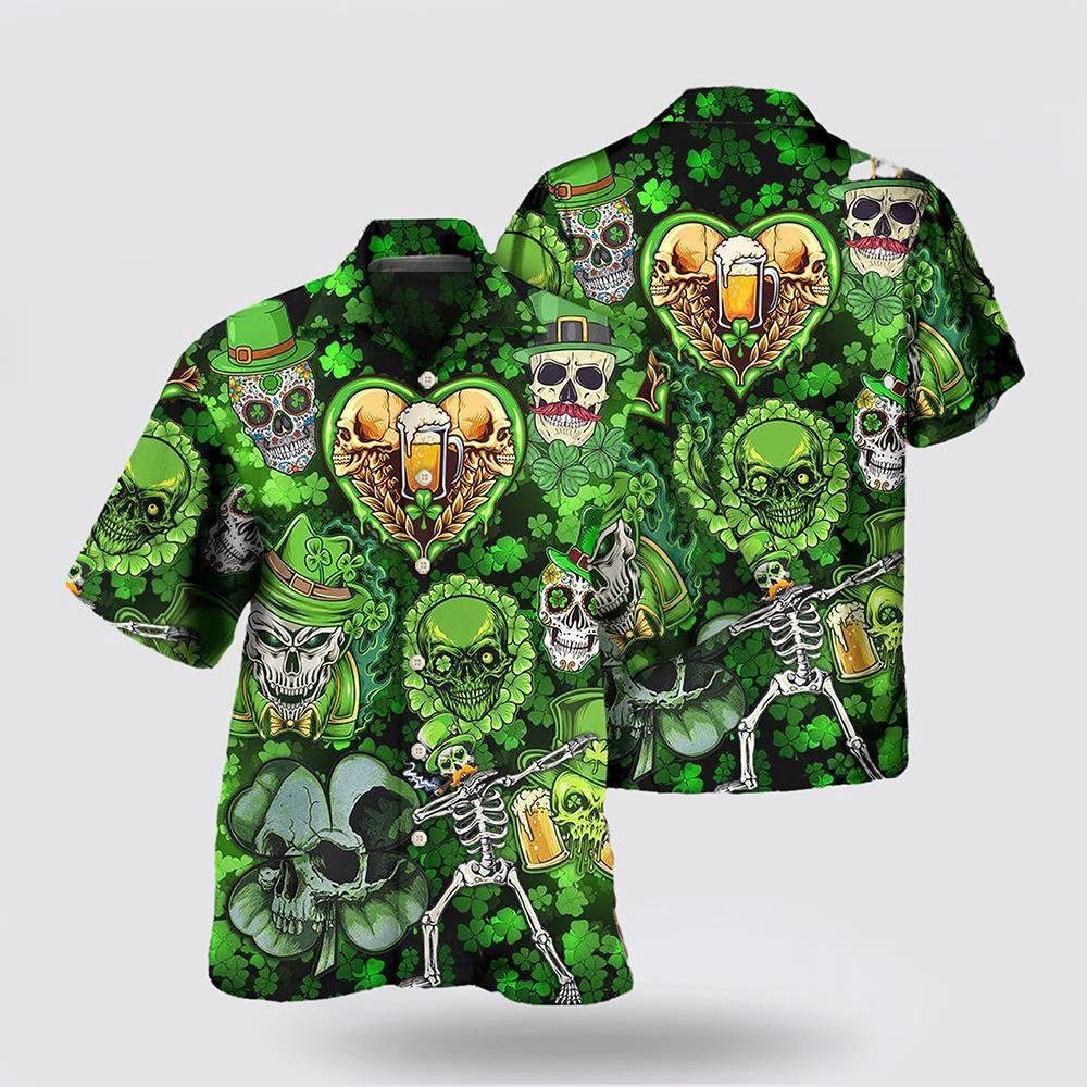 Skull St Patricks Day Art Hawaiian Shirt St Patricks Day Shirts Shamrock Hawaiian Shirt 2 youwek.jpg Skull St Patricks Day Art Hawaiian Shirt St Patricks Day Shirts Shamrock Hawaiian Shirt 2 youwek.jpg