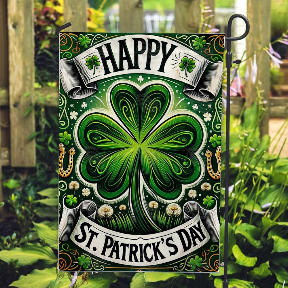 St Patrick Day Flag Celtic Clover Festivities Double Sided Flag St Patrick s Flag St Patrick s Day Garden Flag cvxiga.jpg St Patrick Day Flag Celtic Clover Festivities Double Sided Flag St Patrick s Flag St Patrick s Day Garden Flag cvxiga.jpg