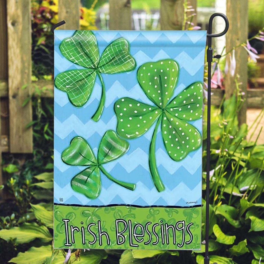 St Patrick Day Flag Irish Blessings House Flag St Patrick s Flag St Patrick s Day Garden Flag pw4ujq.jpg St Patrick Day Flag Irish Blessings House Flag St Patrick s Flag St Patrick s Day Garden Flag pw4ujq.jpg