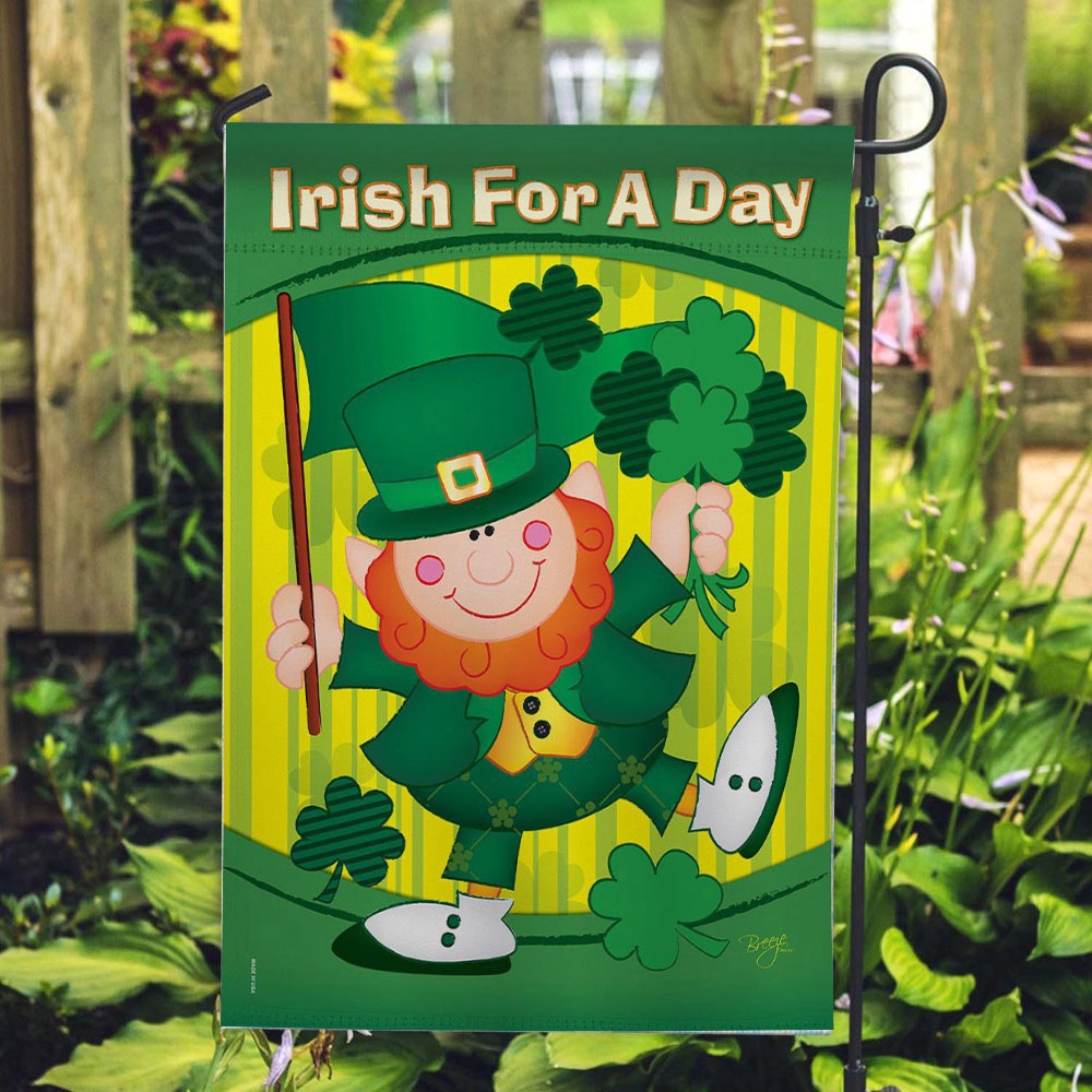 St Patrick Day Flag Irish For A Day House Flag St Patrick s Flag St Patrick s Day Garden Flag atd8gf.jpg St Patrick Day Flag Irish For A Day House Flag St Patrick s Flag St Patrick s Day Garden Flag atd8gf.jpg