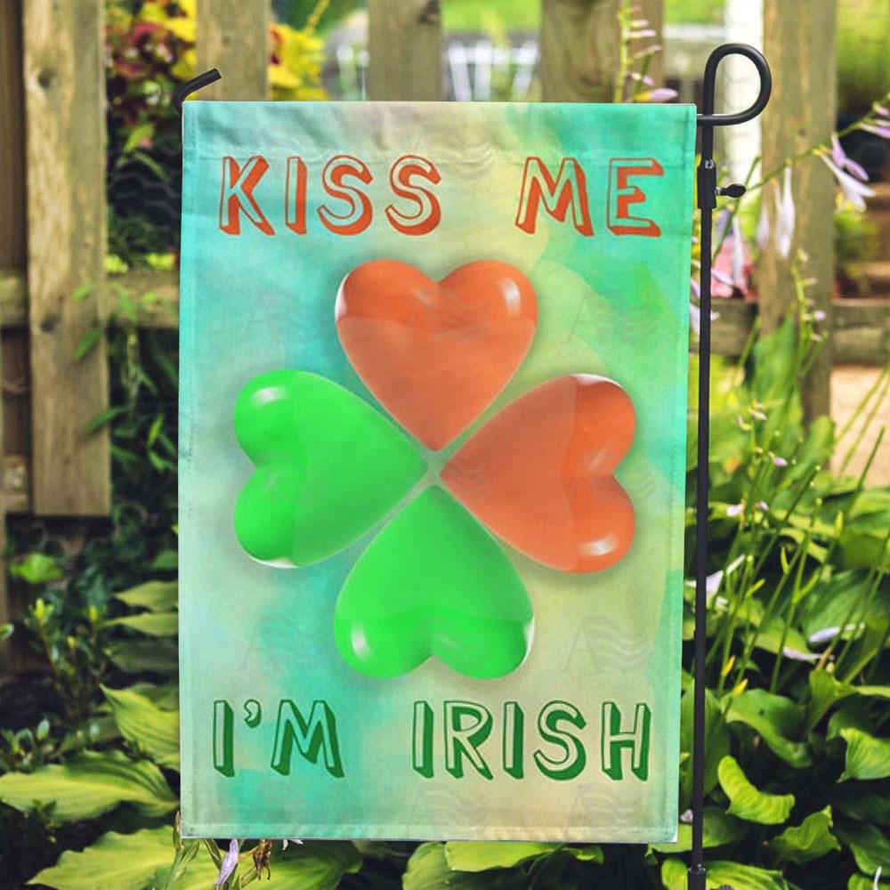 St Patrick Day Flag Kiss Me I m Irish Double Sided Flag St Patrick s Flag St Patrick s Day Garden Flag ovd6pr.jpg St Patrick Day Flag Kiss Me I m Irish Double Sided Flag St Patrick s Flag St Patrick s Day Garden Flag ovd6pr.jpg