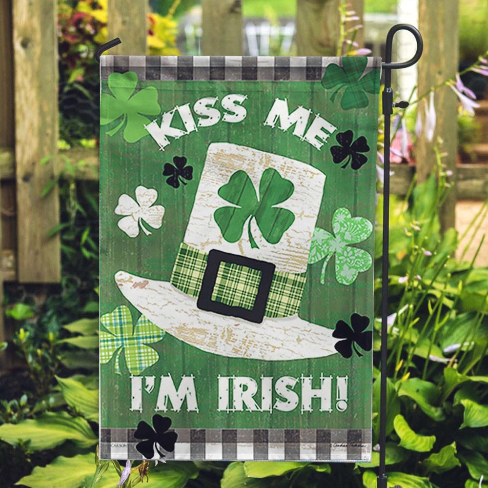 St Patrick Day Flag Kiss Me Im Irish Double Sided Flag St Patrick s Flag St Patrick s Day Garden Flag hmynig.jpg St Patrick Day Flag Kiss Me Im Irish Double Sided Flag St Patrick s Flag St Patrick s Day Garden Flag hmynig.jpg
