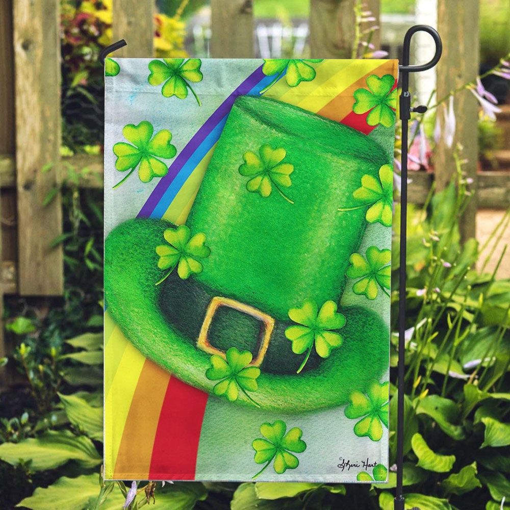 St Patrick Day Flag Leprechaun Hat Rainbow Flag St Patrick s Flag St Patrick s Day Garden Flag yppz89.jpg St Patrick Day Flag Leprechaun Hat Rainbow Flag St Patrick s Flag St Patrick s Day Garden Flag yppz89.jpg