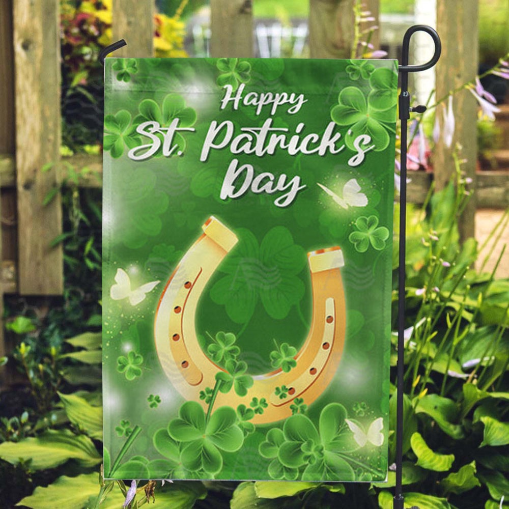 St Patrick Day Flag Lucky Golden Horseshoe Double Sided Flag St Patrick s Flag St Patrick s Day Garden Flag h826jr.jpg St Patrick Day Flag Lucky Golden Horseshoe Double Sided Flag St Patrick s Flag St Patrick s Day Garden Flag h826jr.jpg