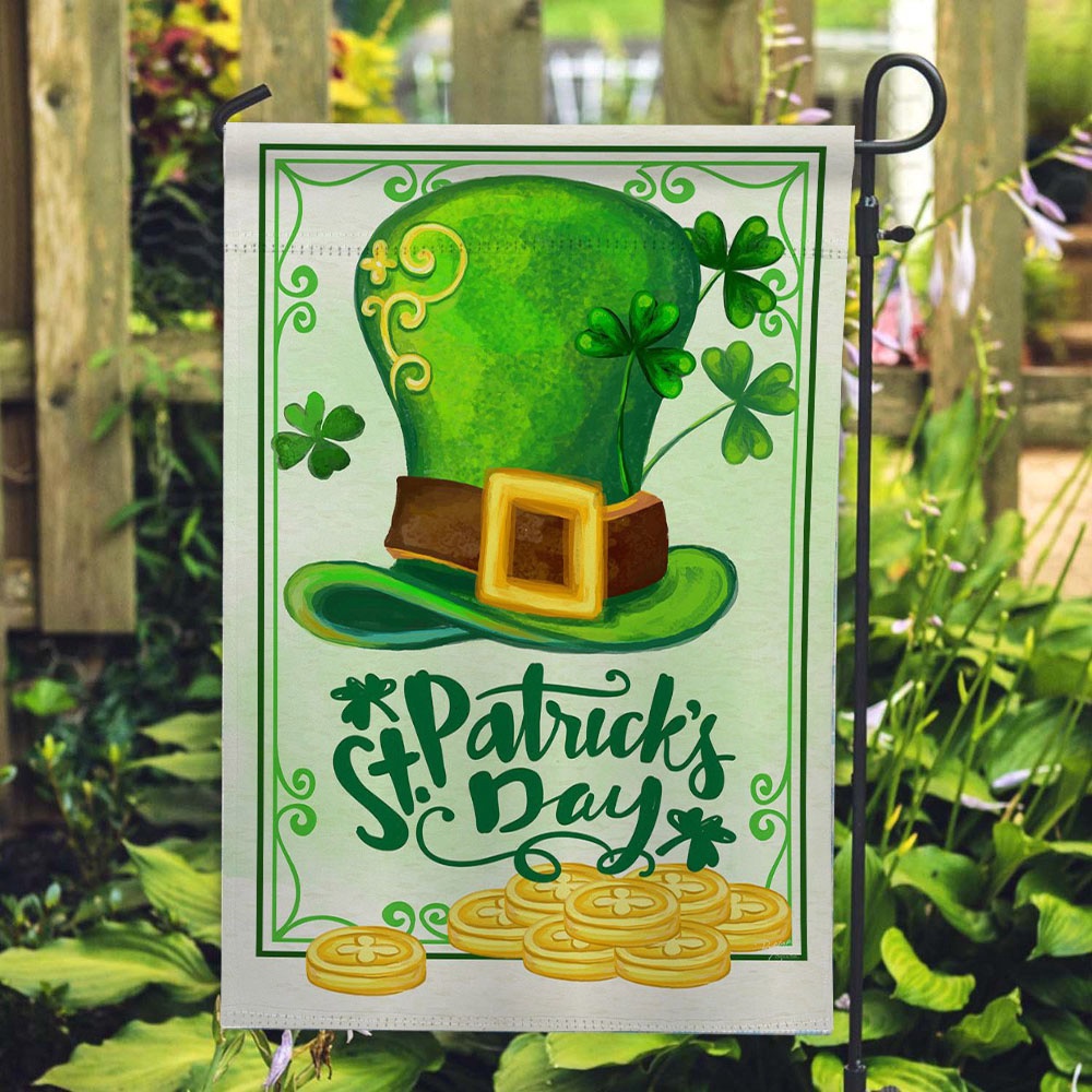 St Patrick Day Flag Lucky Hat St. Pat Day House Flag St Patrick s Flag St Patrick s Day Garden Flag h5outh.jpg St Patrick Day Flag Lucky Hat St. Pat Day House Flag St Patrick s Flag St Patrick s Day Garden Flag h5outh.jpg