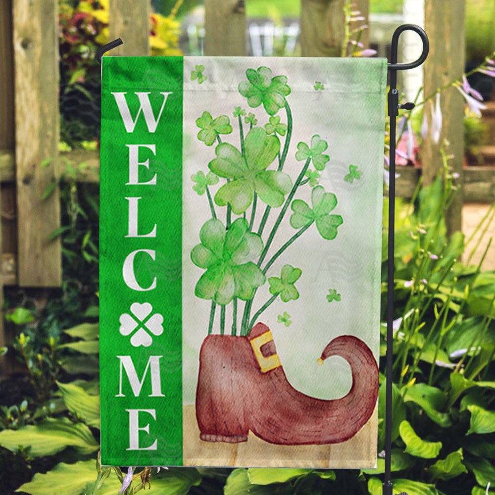 St Patrick Day Flag Lucky Shoe Welcome Double Sided Flag St Patrick s Flag St Patrick s Day Garden Flag izn8ux.jpg St Patrick Day Flag Lucky Shoe Welcome Double Sided Flag St Patrick s Flag St Patrick s Day Garden Flag izn8ux.jpg