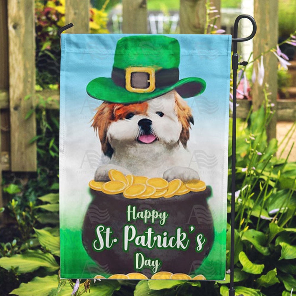 St Patrick Day Flag Lucky The Irish Dog Double Sided Flag St Patrick s Flag St Patrick s Day Garden Flag v1kpai.jpg St Patrick Day Flag Lucky The Irish Dog Double Sided Flag St Patrick s Flag St Patrick s Day Garden Flag v1kpai.jpg
