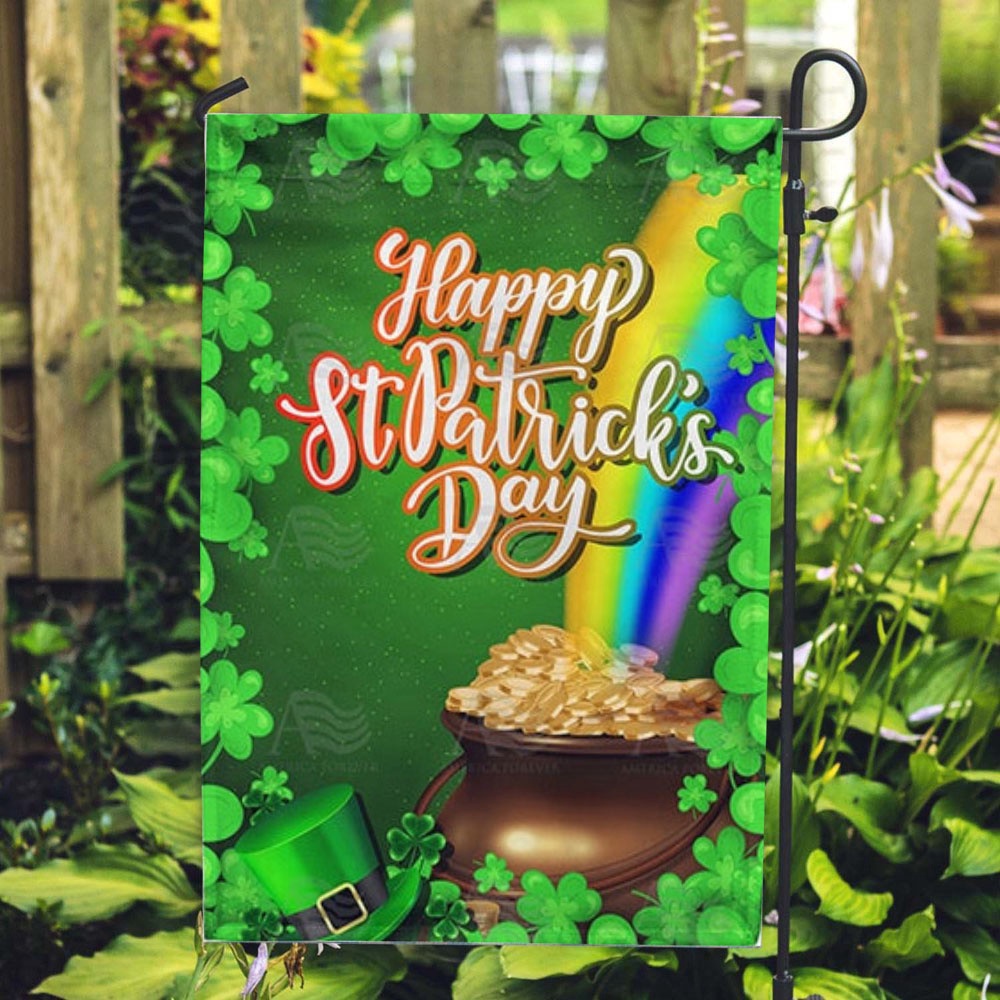 St Patrick Day Flag Pot Of Gold At End Of Rainbow Double Sided Flag St Patrick s Flag St Patrick s Day Garden Flag ynjg7m.jpg St Patrick Day Flag Pot Of Gold At End Of Rainbow Double Sided Flag St Patrick s Flag St Patrick s Day Garden Flag ynjg7m.jpg
