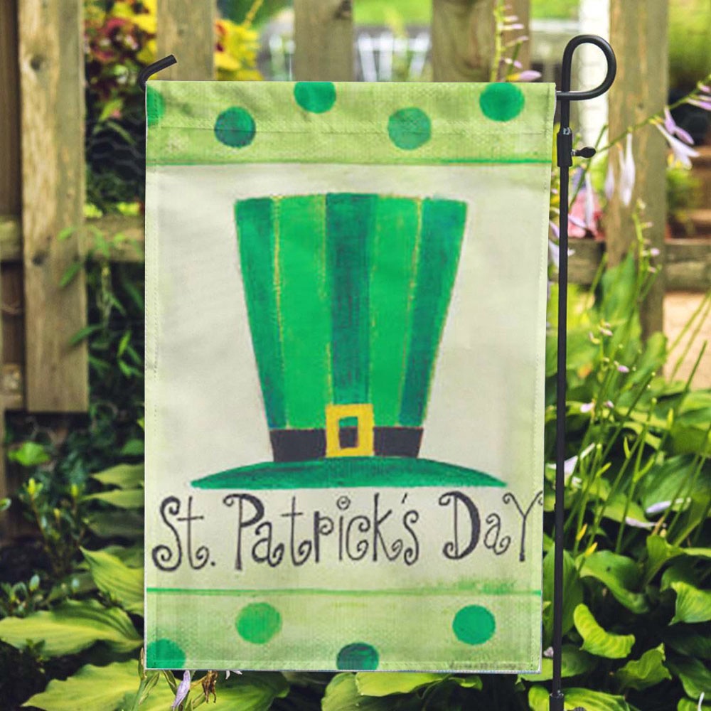 St Patrick Day Flag St.Pat s Hat Flag St Patrick s Flag St Patrick s Day Garden Flag oinpqn.jpg St Patrick Day Flag St.Pat s Hat Flag St Patrick s Flag St Patrick s Day Garden Flag oinpqn.jpg