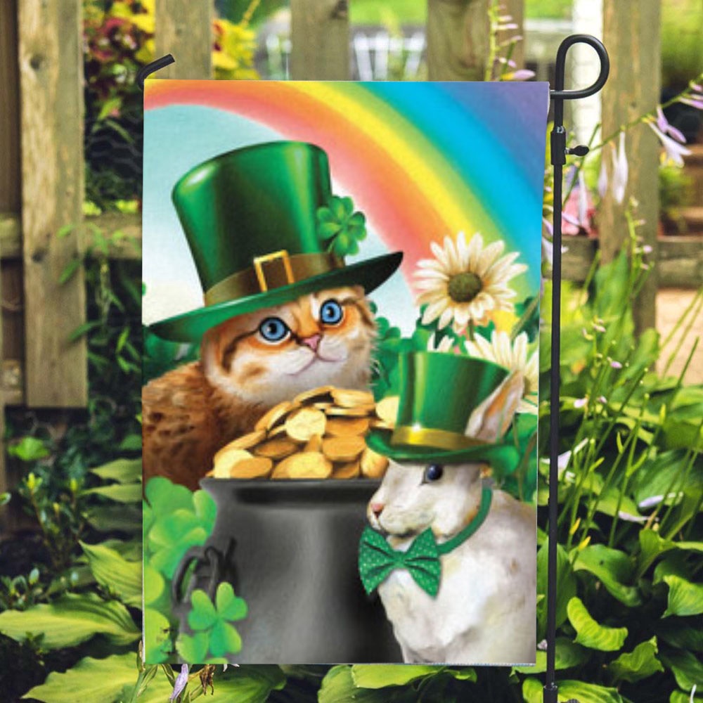 St Patrick Day Flag St. Pat s Cats House Flag St Patrick s Flag St Patrick s Day Garden Flag hzdq47.jpg St Patrick Day Flag St. Pat s Cats House Flag St Patrick s Flag St Patrick s Day Garden Flag hzdq47.jpg
