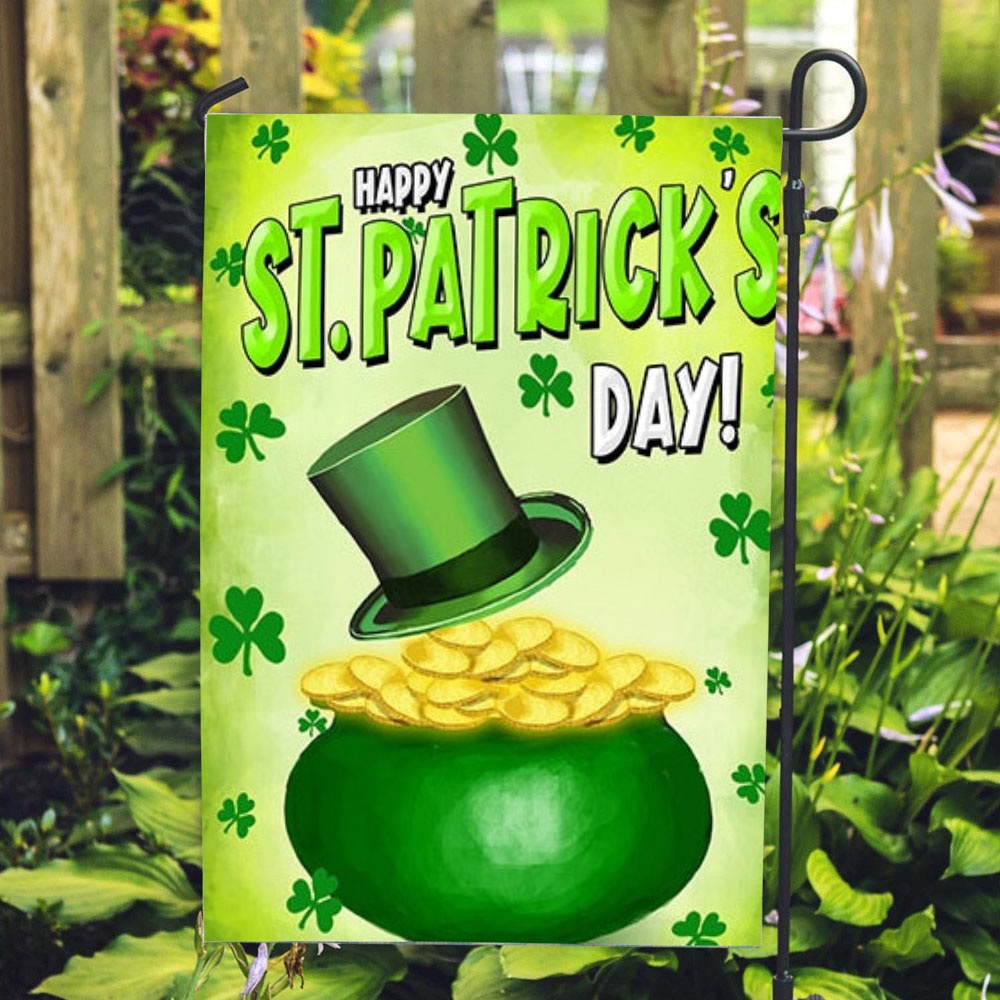 St Patrick Day Flag St. Patty s Pot O Gold Double Sided Flag St Patrick s Flag St Patrick s Day Garden Flag qs9zqo.jpg St Patrick Day Flag St. Patty s Pot O Gold Double Sided Flag St Patrick s Flag St Patrick s Day Garden Flag qs9zqo.jpg
