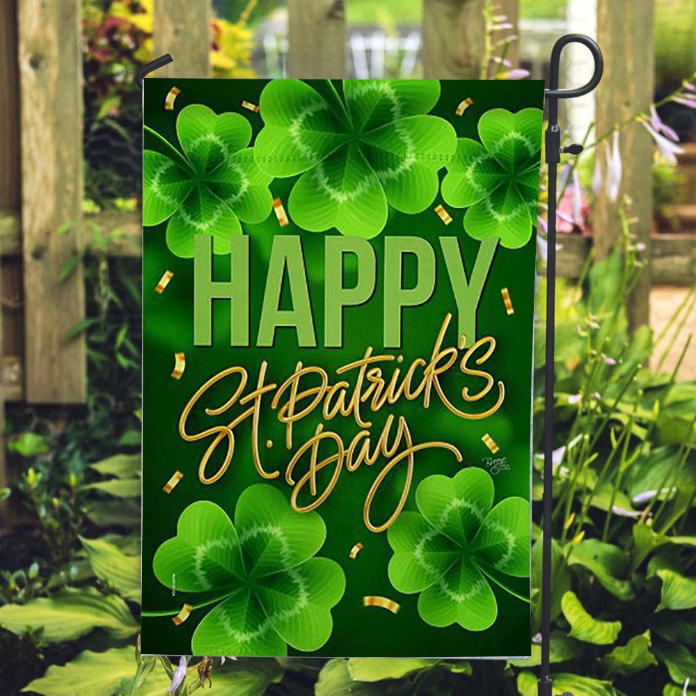 St Patrick Day Flag St Patty Clover House Flag St Patrick s Flag St Patrick s Day Garden Flag d4lwd7.jpg St Patrick Day Flag St Patty Clover House Flag St Patrick s Flag St Patrick s Day Garden Flag d4lwd7.jpg