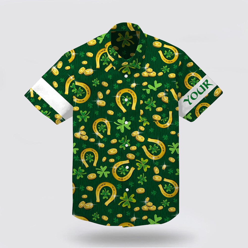 St Patrick Day Shirt Horseshoes Green Lucky Charm Shirt St Patricks Day Shirts Shamrock Hawaiian Shirt 2 ac4psr.jpg