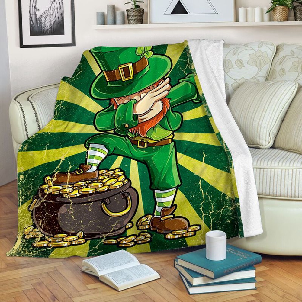 St Patrick s Blanket Dabbing Leprechaun Irish Fleece Throw Blanket Irish Gnome Lucky Coin Pot Fleece Blanket 1 nt3vap.jpg St Patrick s Blanket Dabbing Leprechaun Irish Fleece Throw Blanket Irish Gnome Lucky Coin Pot Fleece Blanket 1 nt3vap.jpg