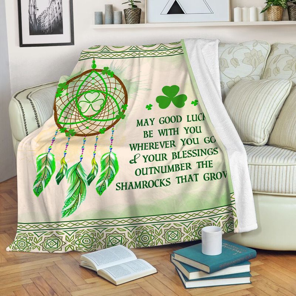 St Patrick s Blanket Irish Blessing May Good Luck Fleece Throw Blanket Lucky Clover Dreamcatchers Fleece Blanket 1 xe7kan.jpg St Patrick s Blanket Irish Blessing May Good Luck Fleece Throw Blanket Lucky Clover Dreamcatchers Fleece Blanket 1 xe7kan.jpg