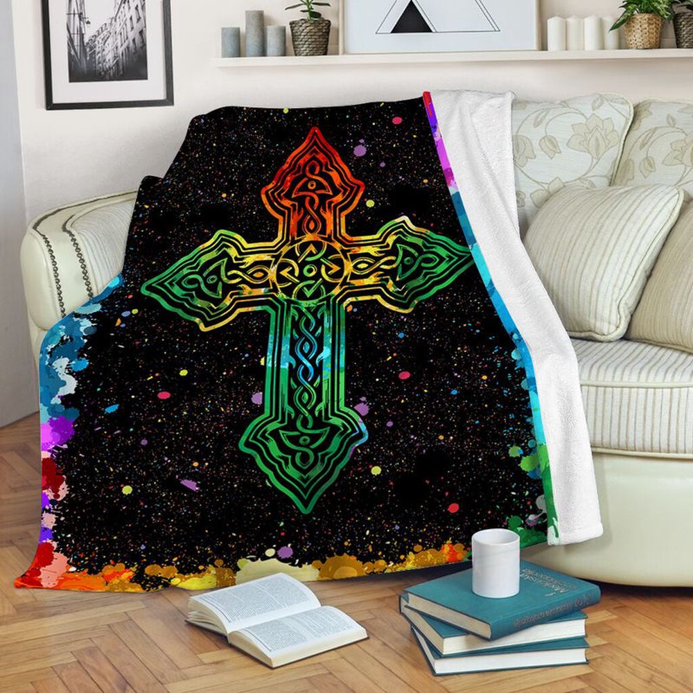 St Patrick s Blanket Irish Cross Watercolor Fleece Throw Blanket Irish Celtic Cross Irish Gift Fleece Blanket 1 uek9v9.jpg St Patrick s Blanket Irish Cross Watercolor Fleece Throw Blanket Irish Celtic Cross Irish Gift Fleece Blanket 1 uek9v9.jpg