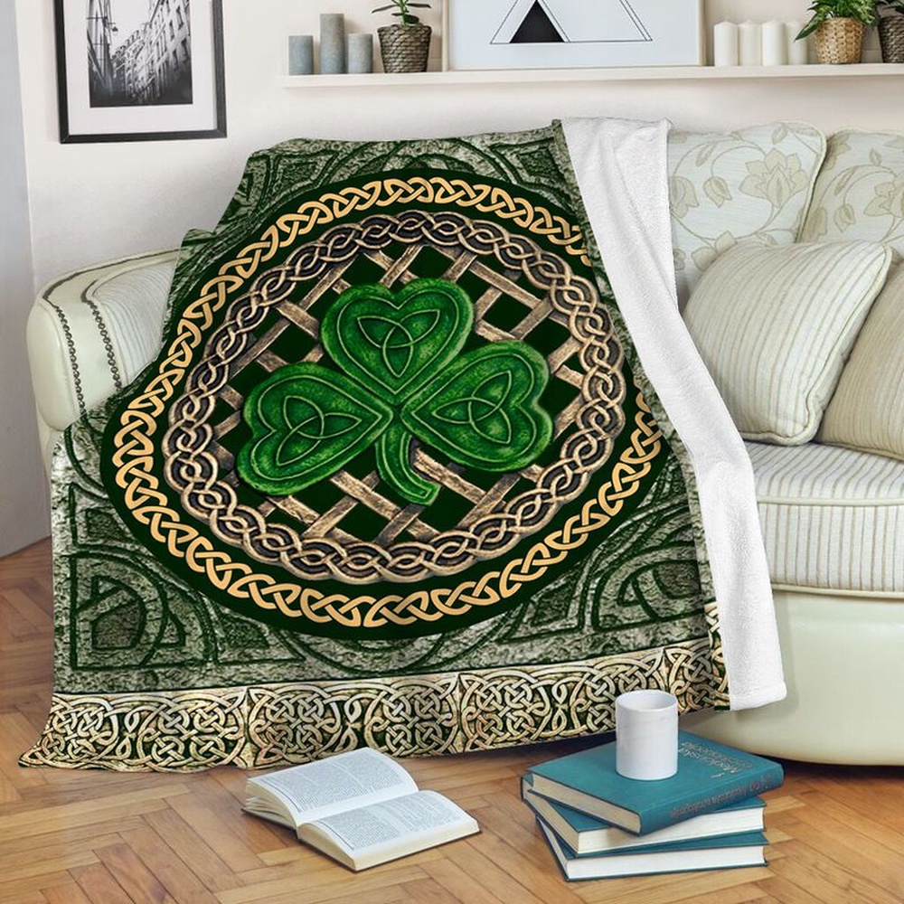 St Patrick s Blanket Irish Green Clover Pattern Fleece Blanket Irish Celtic Cross Shamrock Fleece Blanket 1 ppfvng.jpg St Patrick s Blanket Irish Green Clover Pattern Fleece Blanket Irish Celtic Cross Shamrock Fleece Blanket 1 ppfvng.jpg