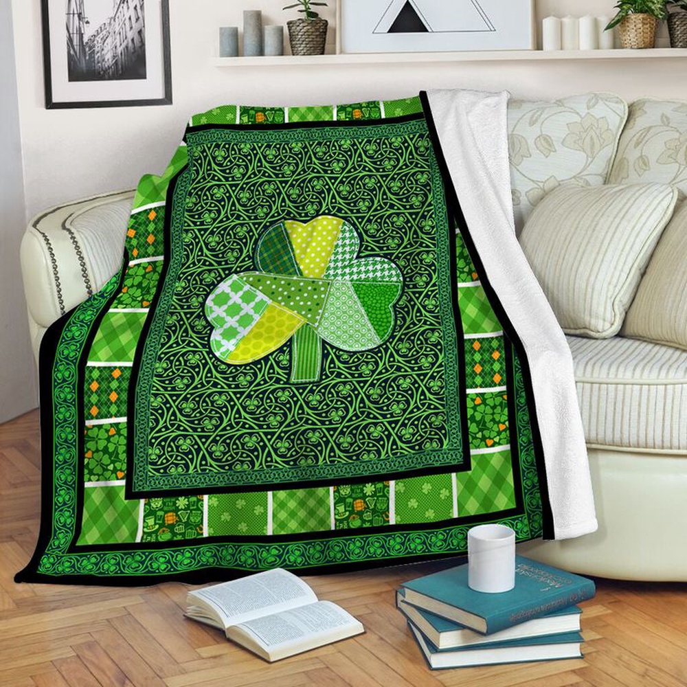 St Patrick s Blanket Irish Patchwork Shamrock Fleece Throw Blanket Clover Viking Knot Pattern Fleece Blanket 1 tslqqi.jpg St Patrick s Blanket Irish Patchwork Shamrock Fleece Throw Blanket Clover Viking Knot Pattern Fleece Blanket 1 tslqqi.jpg