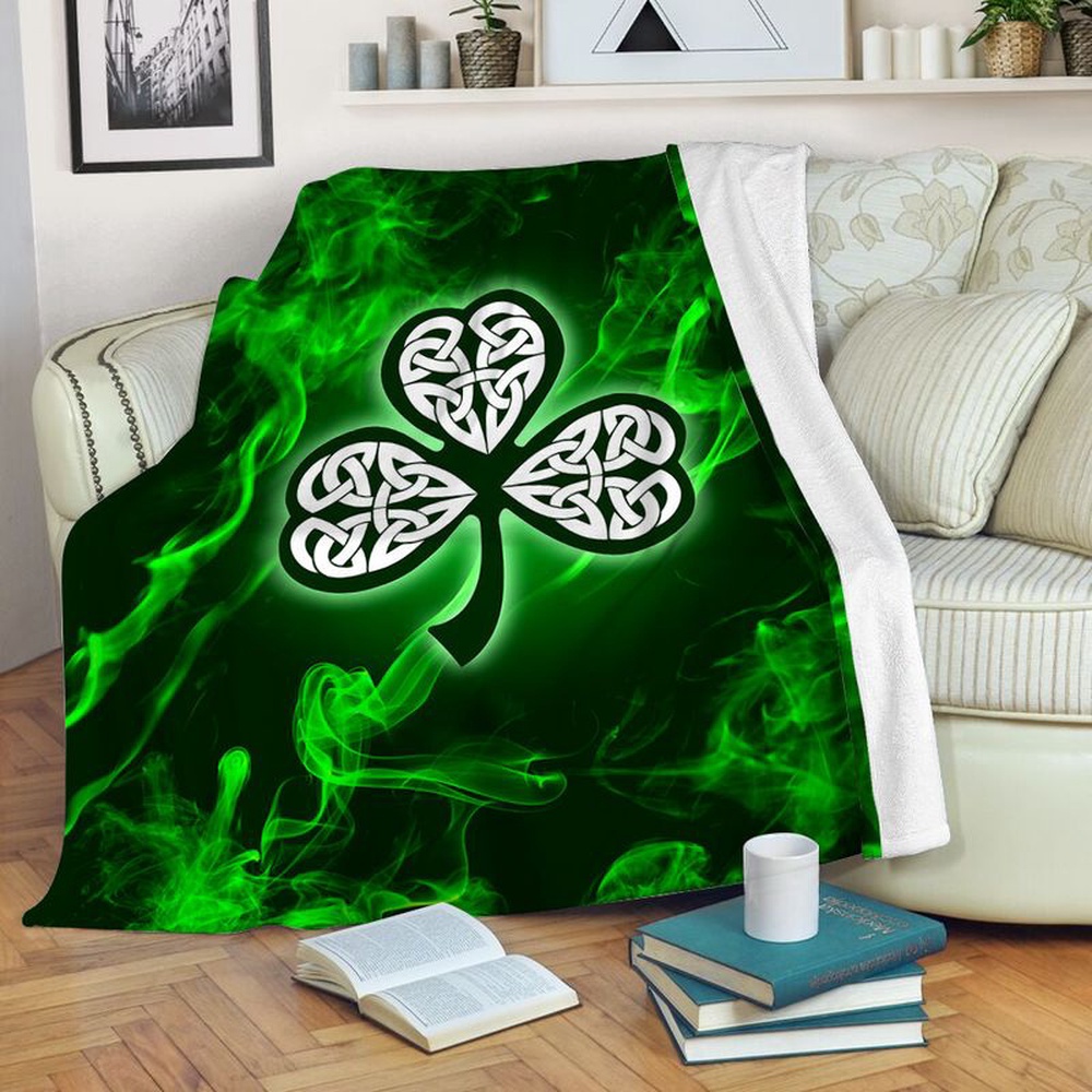 St Patrick s Blanket Irish Shamrock Smoke Fleece Throw Blanket Viking Knot Clover Printed Fleece Blanket 1 vz9y3q.jpg St Patrick s Blanket Irish Shamrock Smoke Fleece Throw Blanket Viking Knot Clover Printed Fleece Blanket 1 vz9y3q.jpg