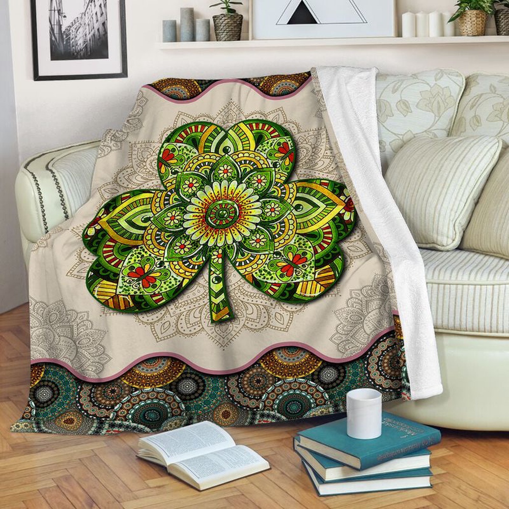 St Patrick s Blanket Irish Shamrock Vintage Mandala Fleece Throw Blanket Viking Mom Grandma Presents Fleece Blanket 1 afy9sq.jpg St Patrick s Blanket Irish Shamrock Vintage Mandala Fleece Throw Blanket Viking Mom Grandma Presents Fleece Blanket 1 afy9sq.jpg