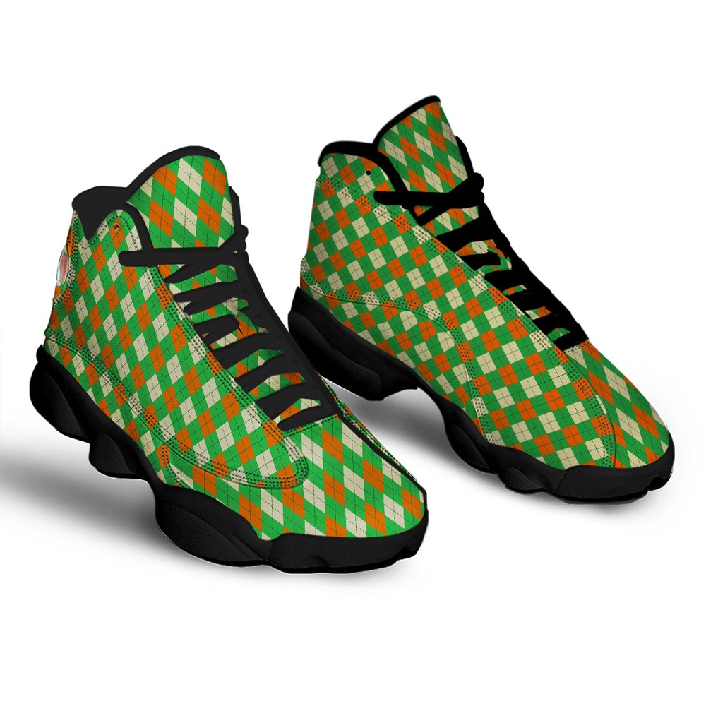 St Patrick s Day Shoes Argyle Saint Patrick s Day Print Pattern Black Basketball Shoes St Patrick s Day Sneakers 2 wmambq.jpg St Patrick s Day Shoes Argyle Saint Patrick s Day Print Pattern Black Basketball Shoes St Patrick s Day Sneakers 2 wmambq.jpg