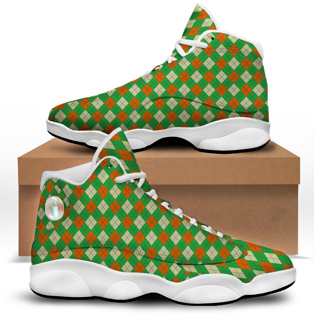 St Patrick s Day Shoes Argyle Saint Patrick s Day Print Pattern White Basketball Shoes St Patrick s Day Sneakers 1 esflsa.jpg St Patrick s Day Shoes Argyle Saint Patrick s Day Print Pattern White Basketball Shoes St Patrick s Day Sneakers 1 esflsa.jpg