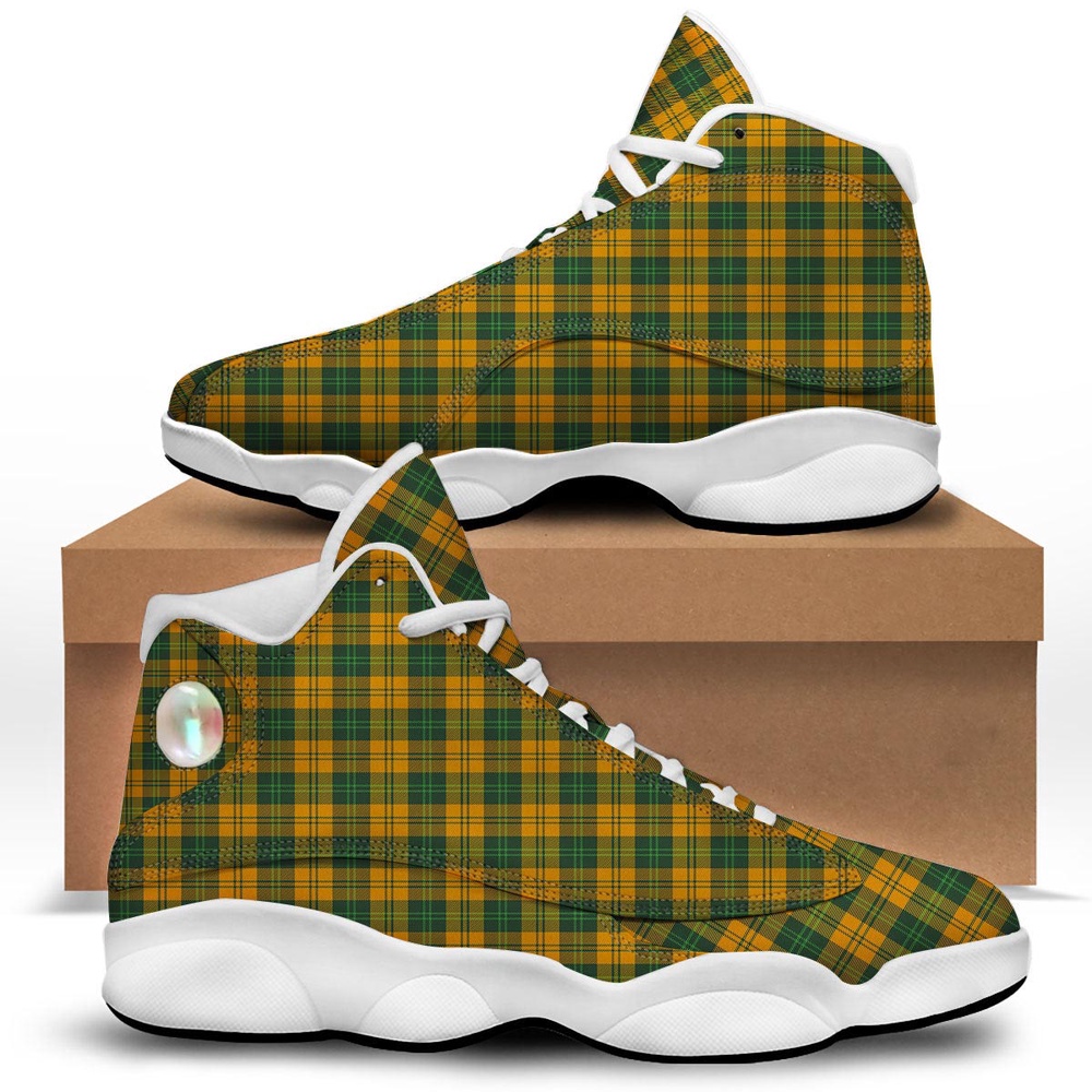 St Patrick s Day Shoes Buffalo Plaid Saint Patrick s Day Print Pattern White Basketball Shoes St Patrick s Day Sneakers 1 a5jysi.jpg