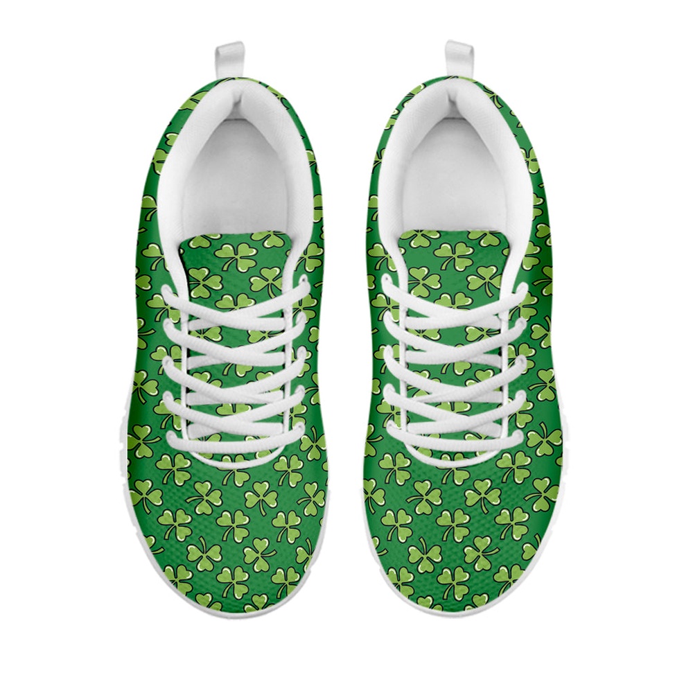 St Patrick s Day Shoes Cute Clover St. Patrick s Day Print White Running Shoes St Patrick s Day Sneakers 2 rygq4q.jpg St Patrick s Day Shoes Cute Clover St. Patrick s Day Print White Running Shoes St Patrick s Day Sneakers 2 rygq4q.jpg