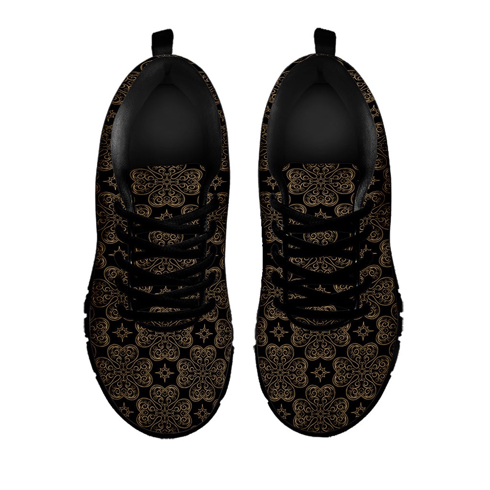 St Patrick s Day Shoes Gold Clover St. Patrick s Day Print Black Running Shoes St Patrick s Day Sneakers 2 lsdlai.jpg St Patrick s Day Shoes Gold Clover St. Patrick s Day Print Black Running Shoes St Patrick s Day Sneakers 2 lsdlai.jpg