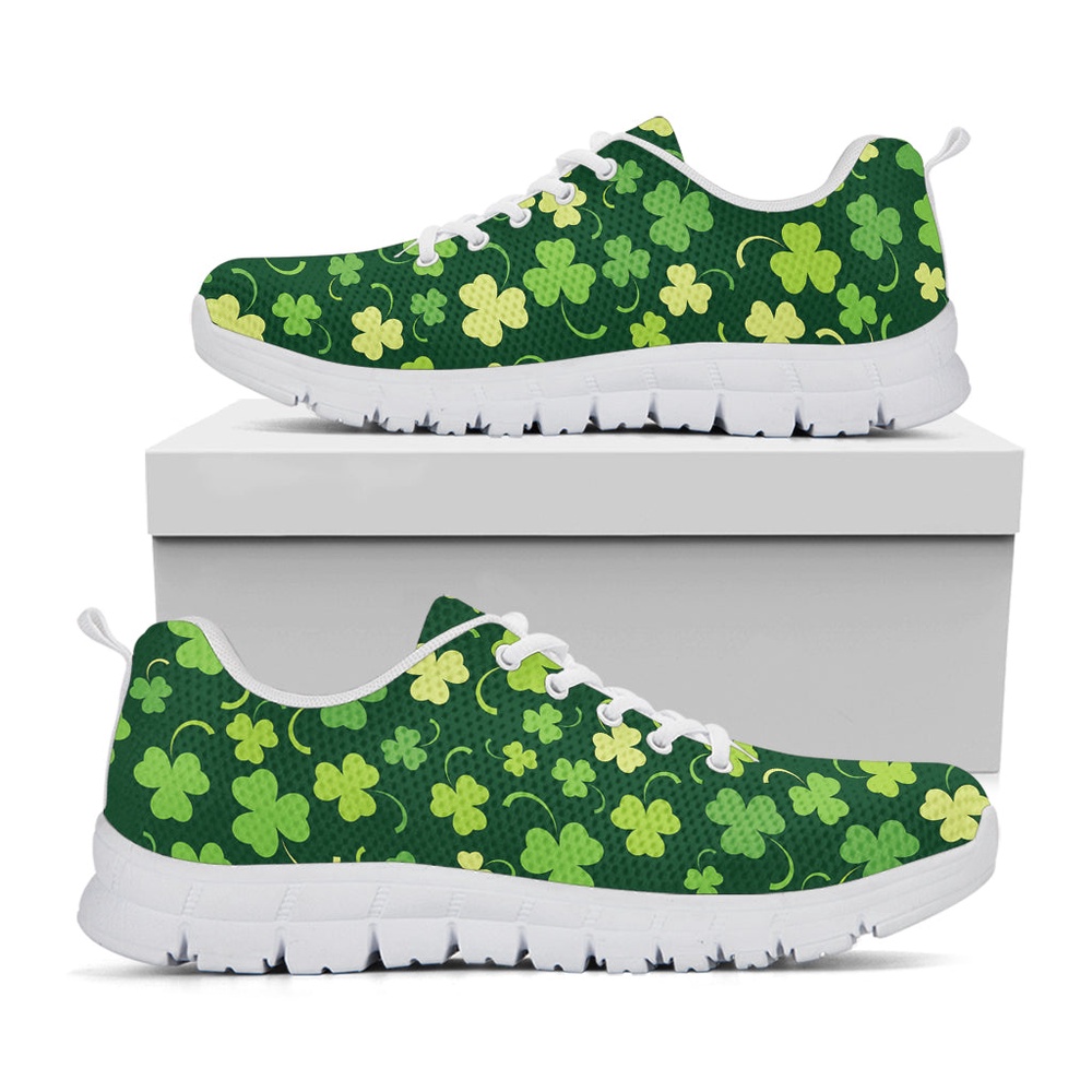 St Patrick s Day Shoes Green Clover Saint Patrick s Day Print White Running Shoes St Patrick s Day Sneakers 1 oxeqbv.jpg St Patrick s Day Shoes Green Clover Saint Patrick s Day Print White Running Shoes St Patrick s Day Sneakers 1 oxeqbv.jpg