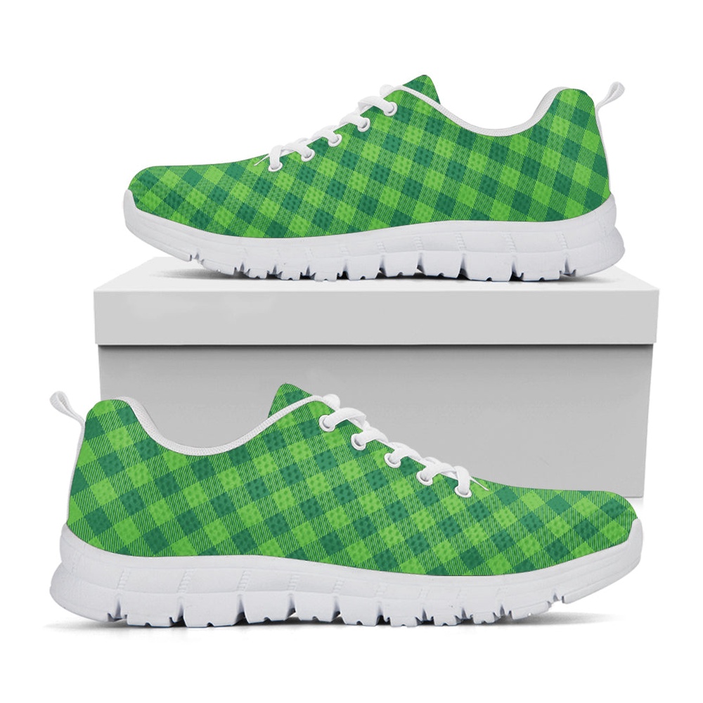 St Patrick s Day Shoes Green St. Patrick s Day Plaid Print White Running Shoes St Patrick s Day Sneakers 1 x1nrrs.jpg St Patrick s Day Shoes Green St. Patrick s Day Plaid Print White Running Shoes St Patrick s Day Sneakers 1 x1nrrs.jpg