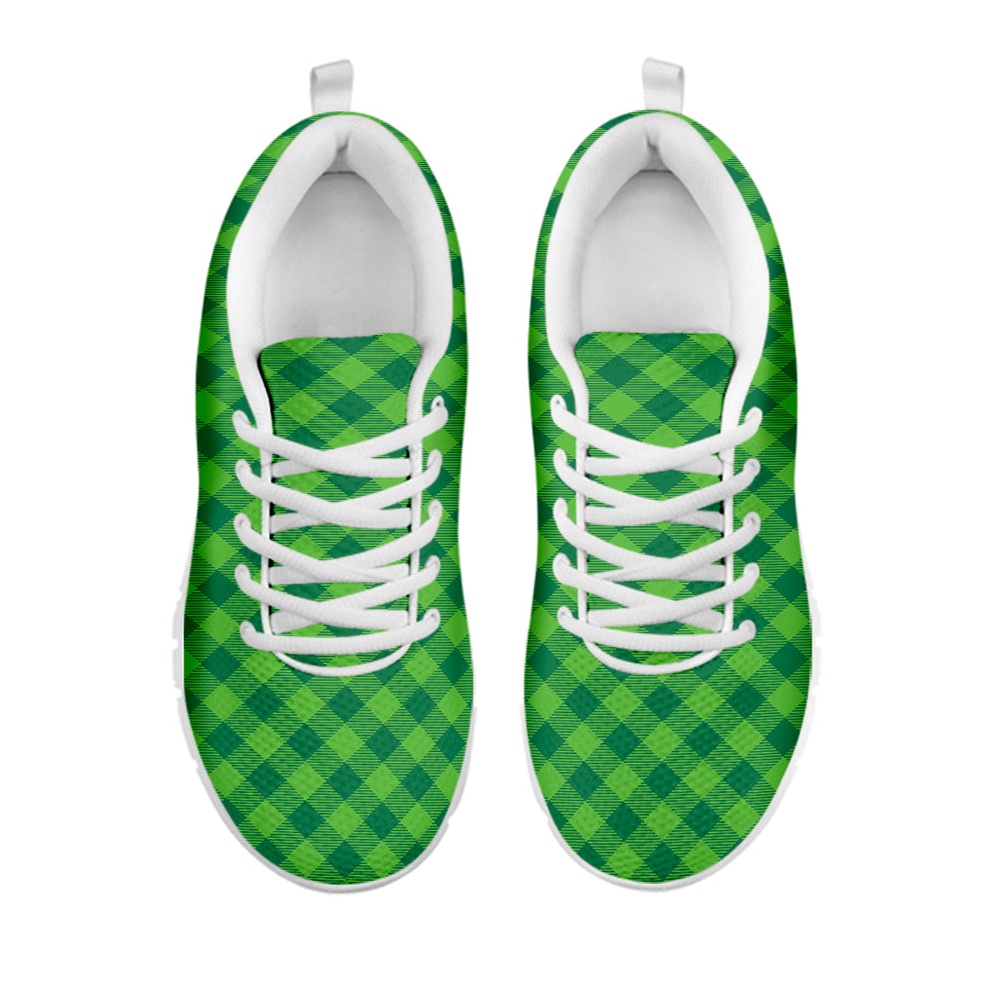 St Patrick s Day Shoes Green St. Patrick s Day Plaid Print White Running Shoes St Patrick s Day Sneakers 2 jcesan.jpg St Patrick s Day Shoes Green St. Patrick s Day Plaid Print White Running Shoes St Patrick s Day Sneakers 2 jcesan.jpg