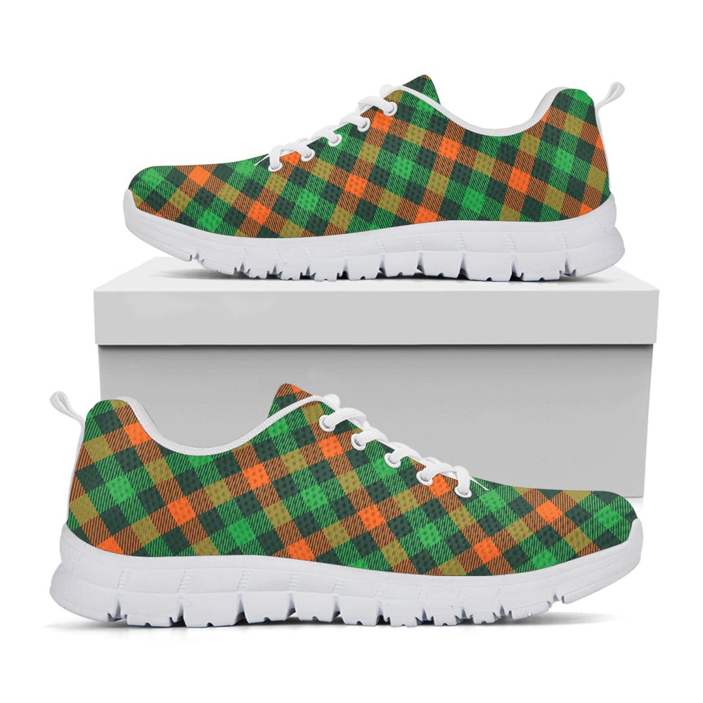 St Patrick s Day Shoes Irish Saint Patrick s Day Plaid Print White Running Shoes St Patrick s Day Sneakers 1 artvok.jpg St Patrick s Day Shoes Irish Saint Patrick s Day Plaid Print White Running Shoes St Patrick s Day Sneakers 1 artvok.jpg