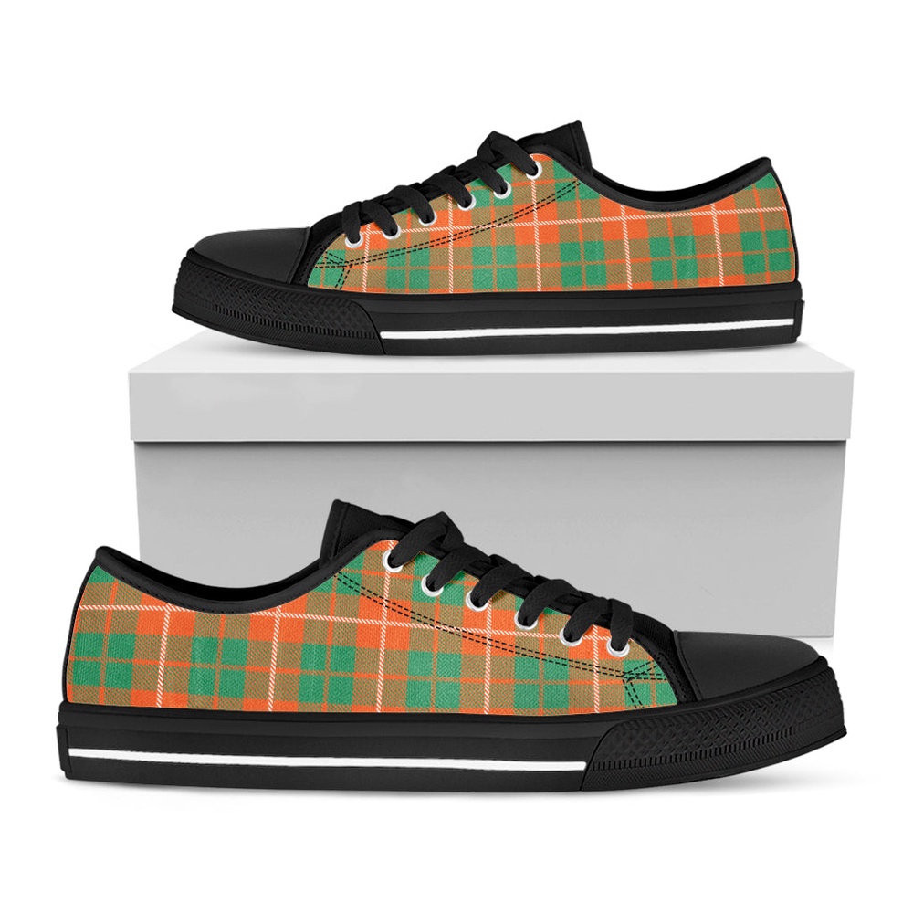 St Patrick s Day Shoes Irish Saint Patrick s Day Tartan Print Black Low Top Shoes St Patrick s Day Sneakers 1 qc6fb6.jpg