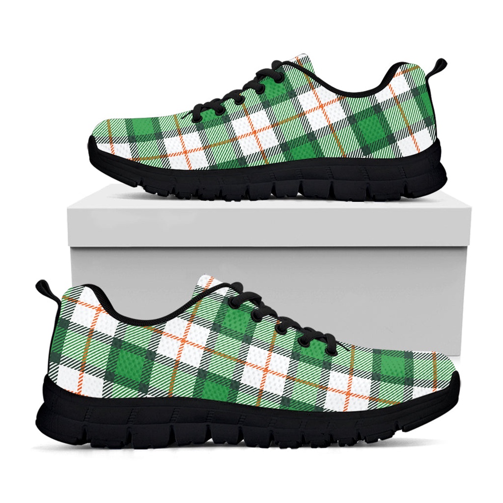 St Patrick s Day Shoes Irish Tartan St. Patrick s Day Print Black Running Shoes St Patrick s Day Sneakers 1 wk6vxv.jpg
