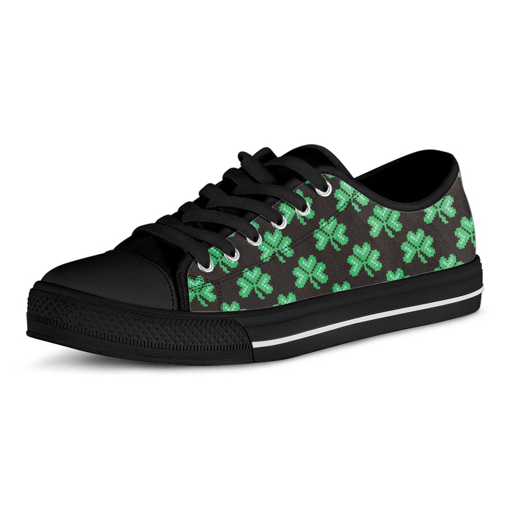 St Patrick s Day Shoes Pixel Clover St. Patrick s Day Print Black Low Top Shoes St Patrick s Day Sneakers 2 nfze5u.jpg St Patrick s Day Shoes Pixel Clover St. Patrick s Day Print Black Low Top Shoes St Patrick s Day Sneakers 2 nfze5u.jpg