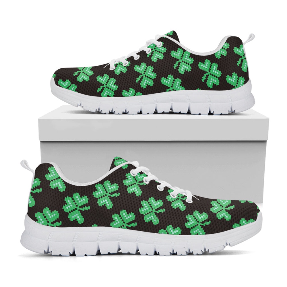 St Patrick s Day Shoes Pixel Clover St. Patrick s Day Print White Running Shoes St Patrick s Day Sneakers 1 zdzwrw.jpg St Patrick s Day Shoes Pixel Clover St. Patrick s Day Print White Running Shoes St Patrick s Day Sneakers 1 zdzwrw.jpg