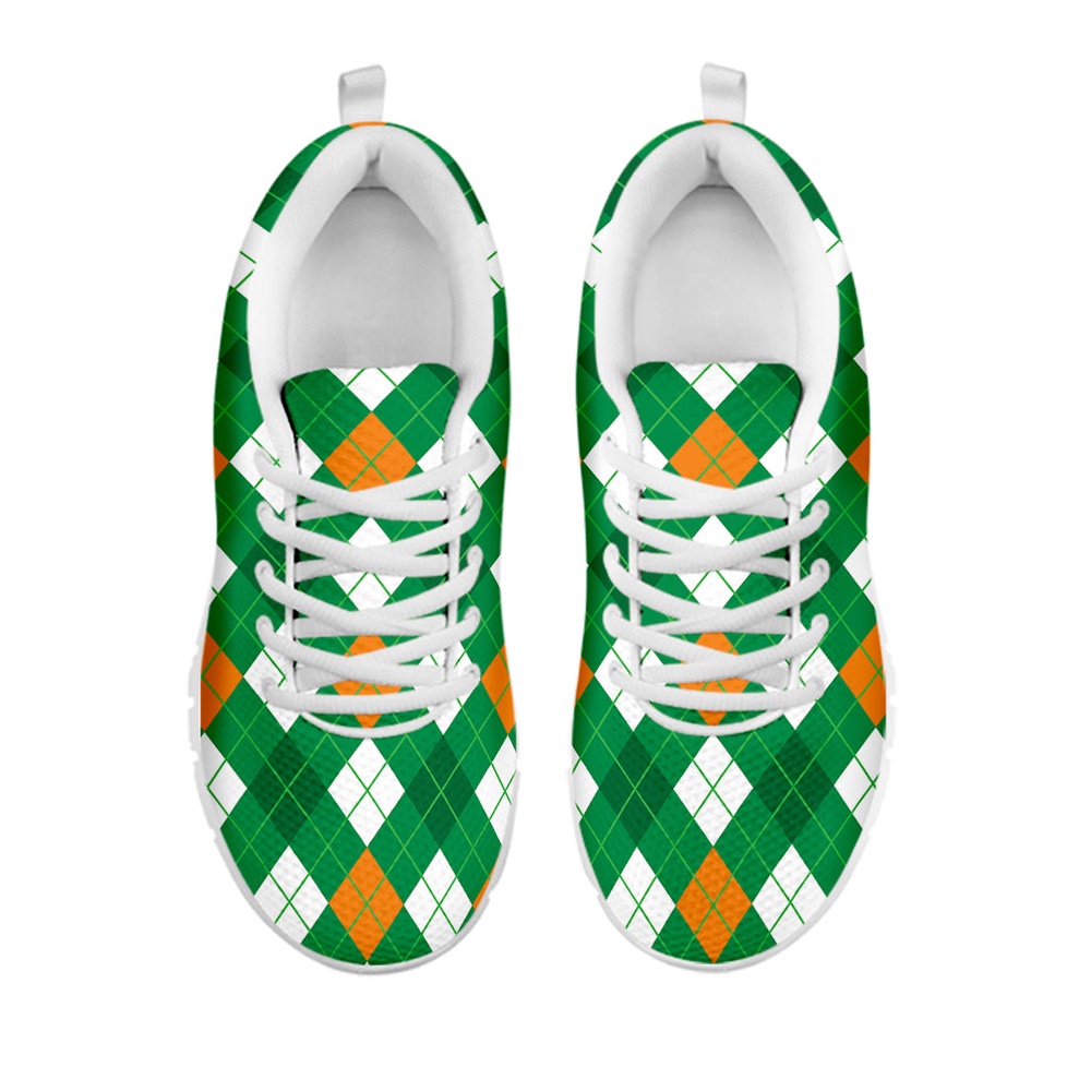 St Patrick s Day Shoes Saint Patrick s Day Argyle Pattern Print White Running Shoes St Patrick s Day Sneakers 2 ovzuuk.jpg St Patrick s Day Shoes Saint Patrick s Day Argyle Pattern Print White Running Shoes St Patrick s Day Sneakers 2 ovzuuk.jpg