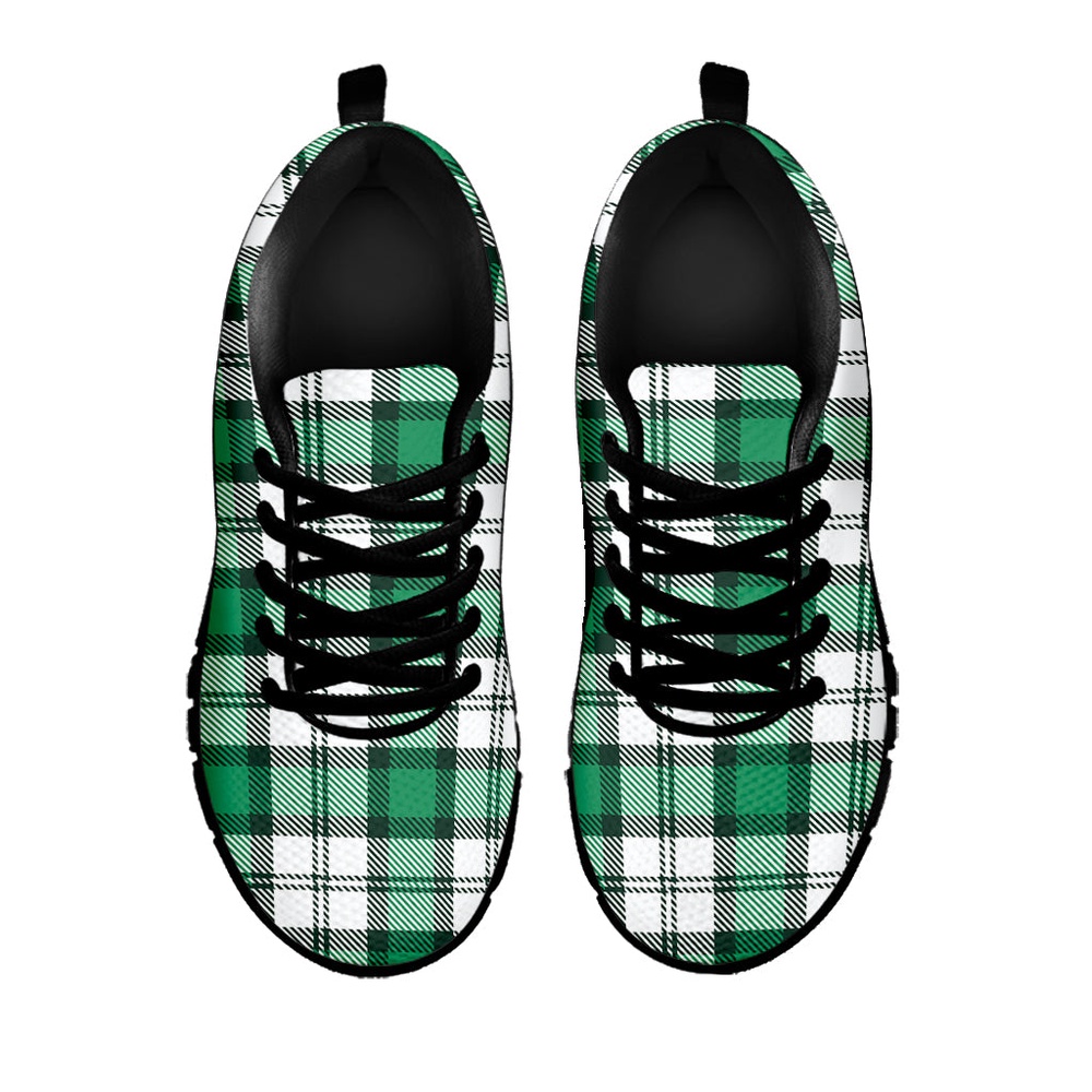 St Patrick s Day Shoes Shamrock St. Patrick s Day Tartan Print Black Running Shoes St Patrick s Day Sneakers 2 e4fbt2.jpg