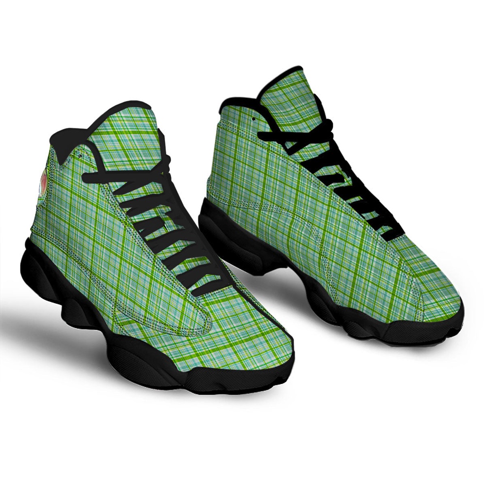 St Patrick s Day Shoes St. Patrick s Day Irish Plaid Print Black Basketball Shoes St Patrick s Day Sneakers 2 hmru9r.jpg