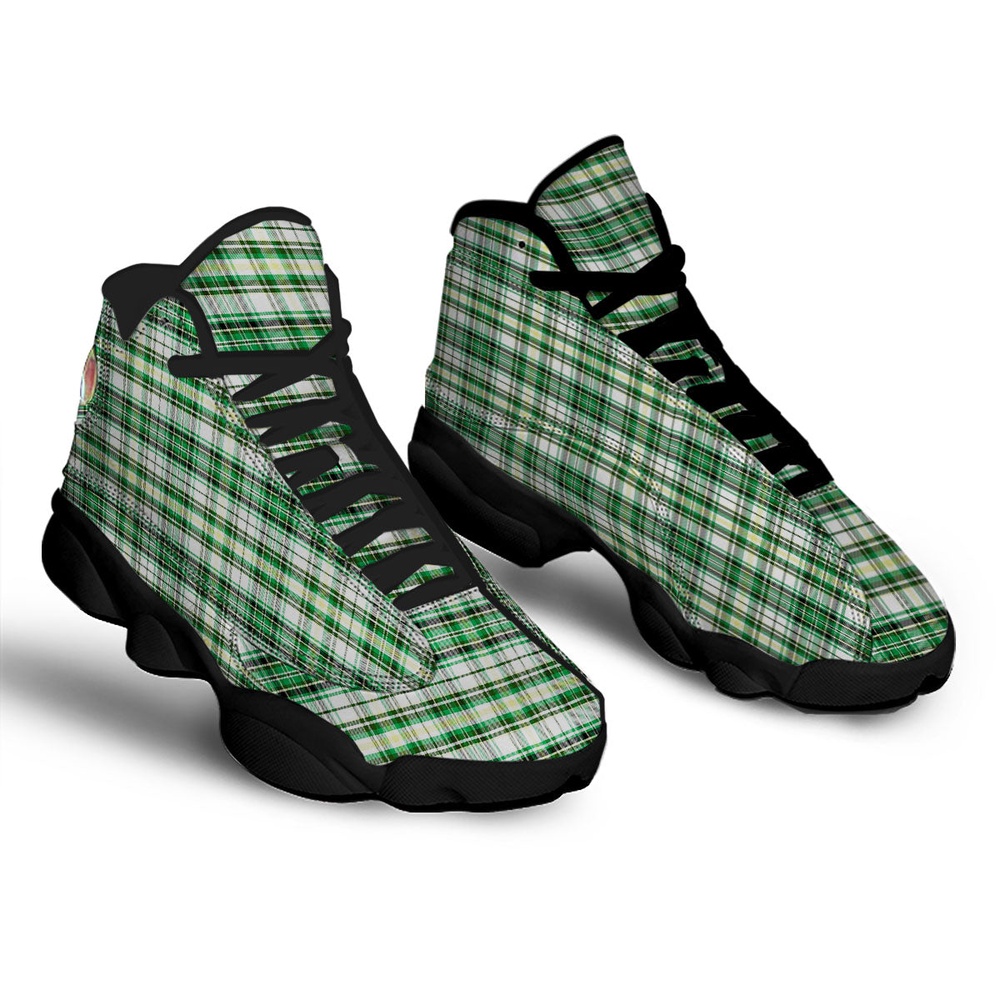 St Patrick s Day Shoes St. Patrick s Day Irish Tartan Print Black Basketball Shoes St Patrick s Day Sneakers 2 mph61y.jpg