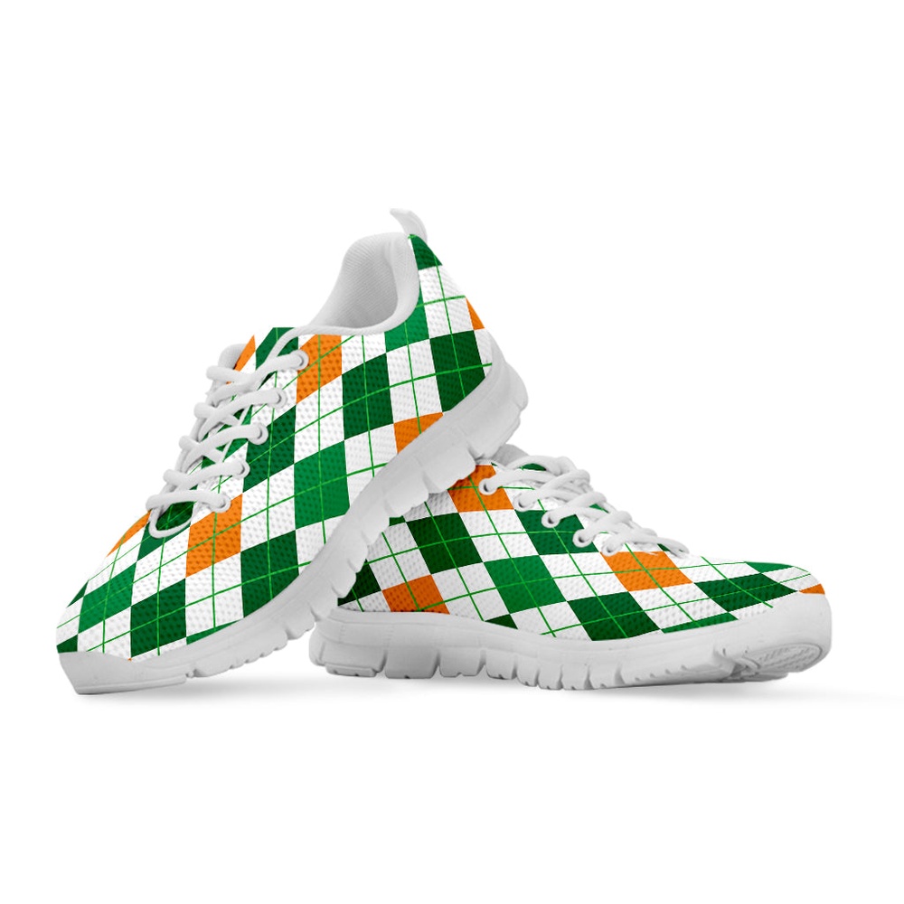 St Patrick s Day Shoes St Patrick s Day Argyle Pattern Print White Running Shoes St Patrick s Day Sneakers 3 jqkxr1.jpg St Patrick s Day Shoes St Patrick s Day Argyle Pattern Print White Running Shoes St Patrick s Day Sneakers 3 jqkxr1.jpg