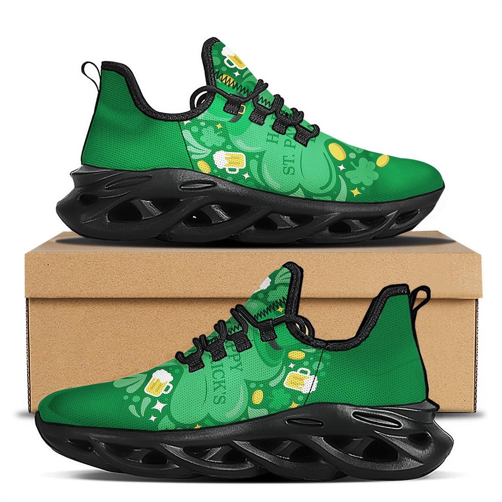 St Patrick s Running Shoes Saint Patrick s Day Green Irish Print Black Running Shoes St Patrick s Day Shoes 1 tfon0b.jpg