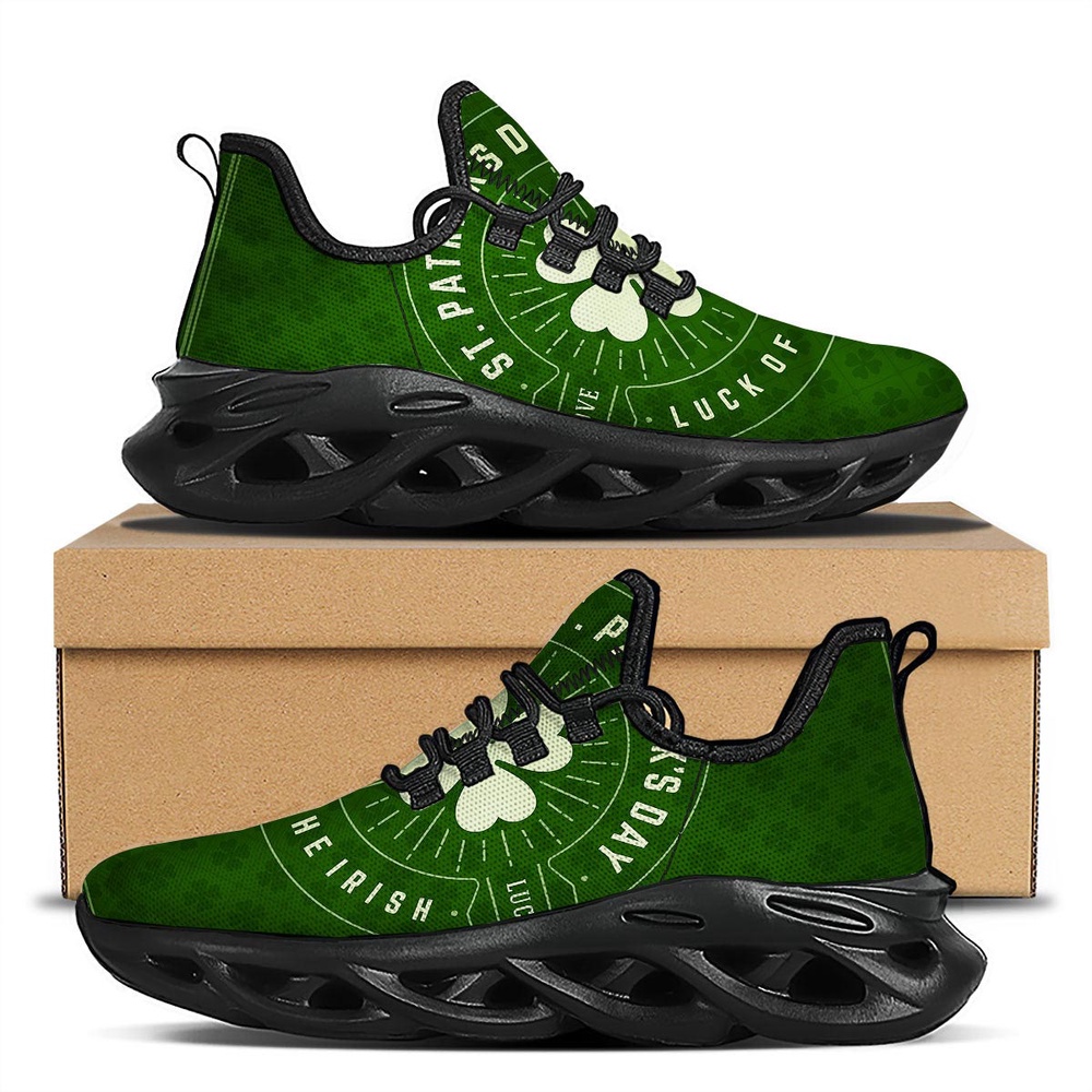 St Patrick s Running Shoes Saint Patrick s Day Irish Clover Print Black Running Shoes St Patrick s Day Shoes 1 yrt7ue.jpg