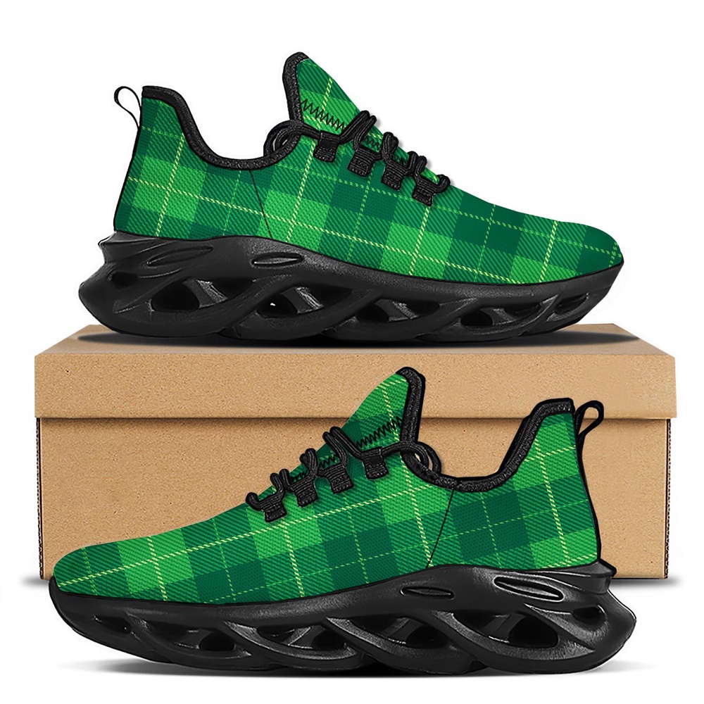 St Patrick s Running Shoes St. Patrick s Day Shamrock Tartan Print Pattern Black Running Shoes St Patrick s Day Shoes 1 fcv6oa.jpg St Patrick s Running Shoes St. Patrick s Day Shamrock Tartan Print Pattern Black Running Shoes St Patrick s Day Shoes 1 fcv6oa.jpg