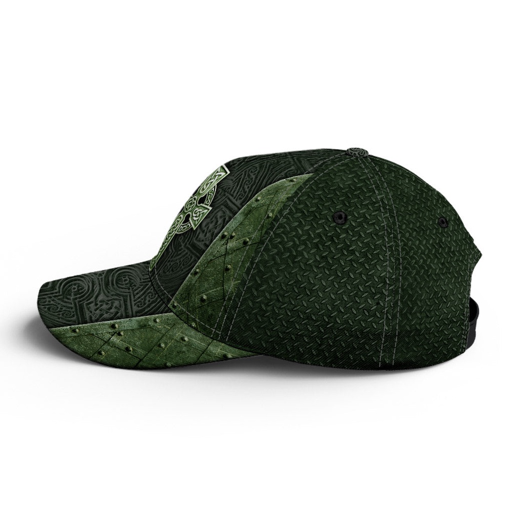 St Patricks Day Baseball Cap Celtic Cross Metal Pattern Green Irish Baseball Cap Sports Adjustable Hat St. Patrick s Day Gift 3 ci61sc.jpg