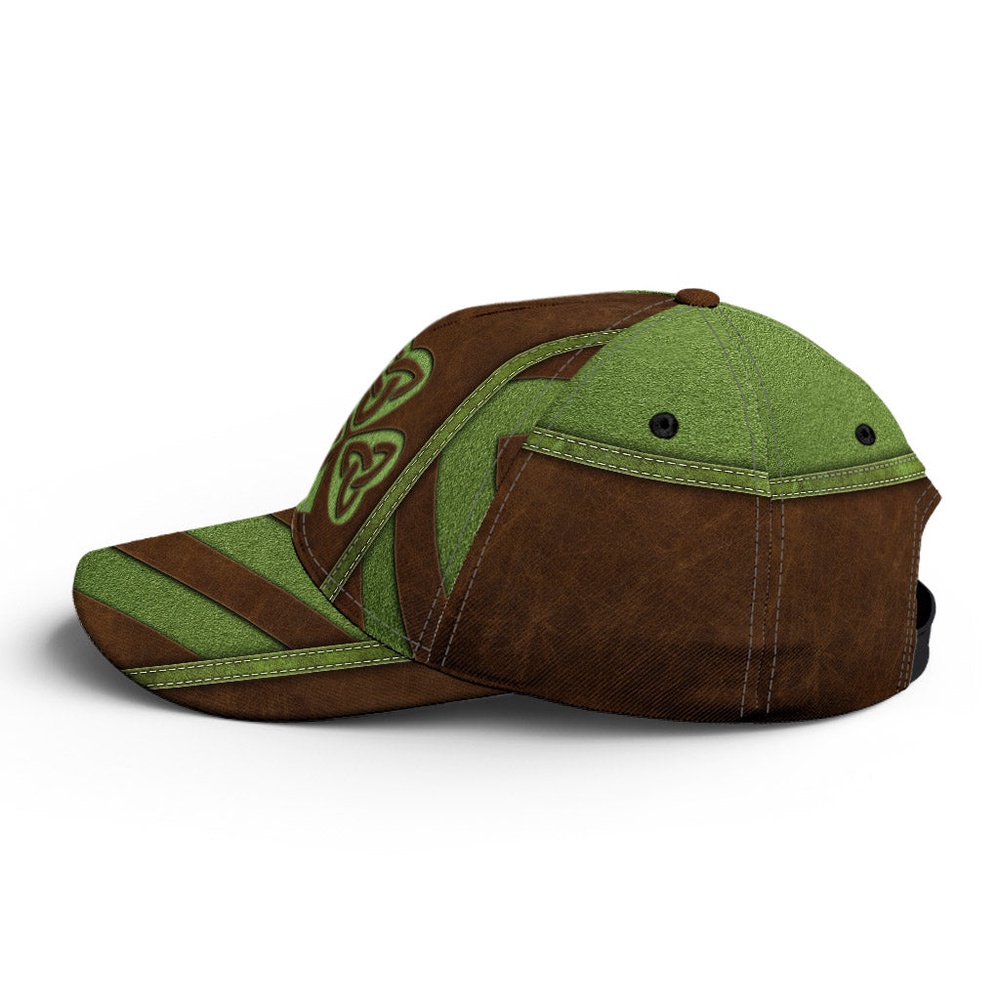 St Patricks Day Baseball Cap Celtic Shamrock Cut Off Leather Pattern Irish Baseball Cap Sports Adjustable Hat St. Patrick s Day Gift 3 kgpwg6.jpg