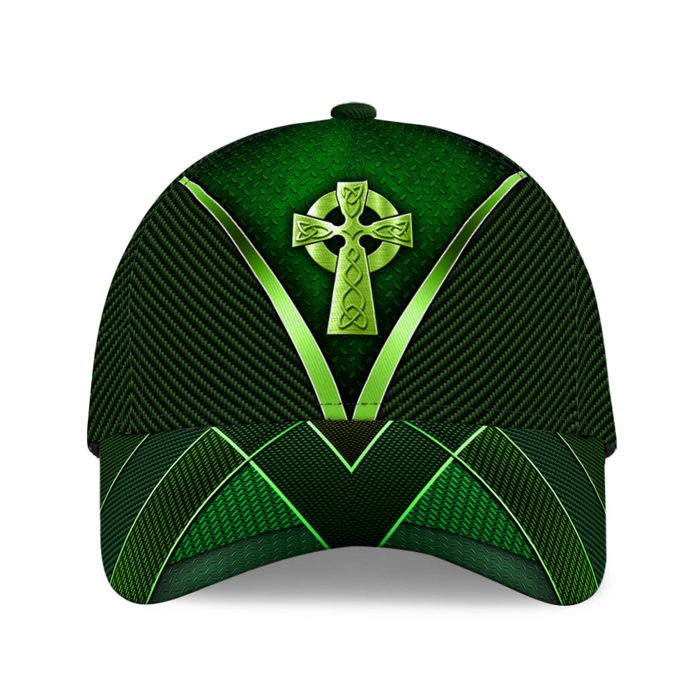 St Patricks Day Baseball Cap Cross Celtic Metallic Luxury Irish Baseball Cap Sports Adjustable Hat St. Patrick s Day Gift 1 osjggm.jpg